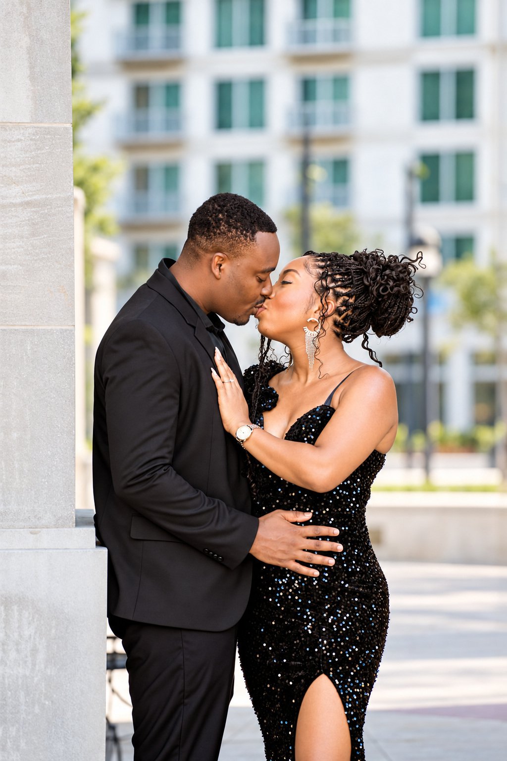 Retouched engagement portrait 03 from Ida + Geovanni’s session
