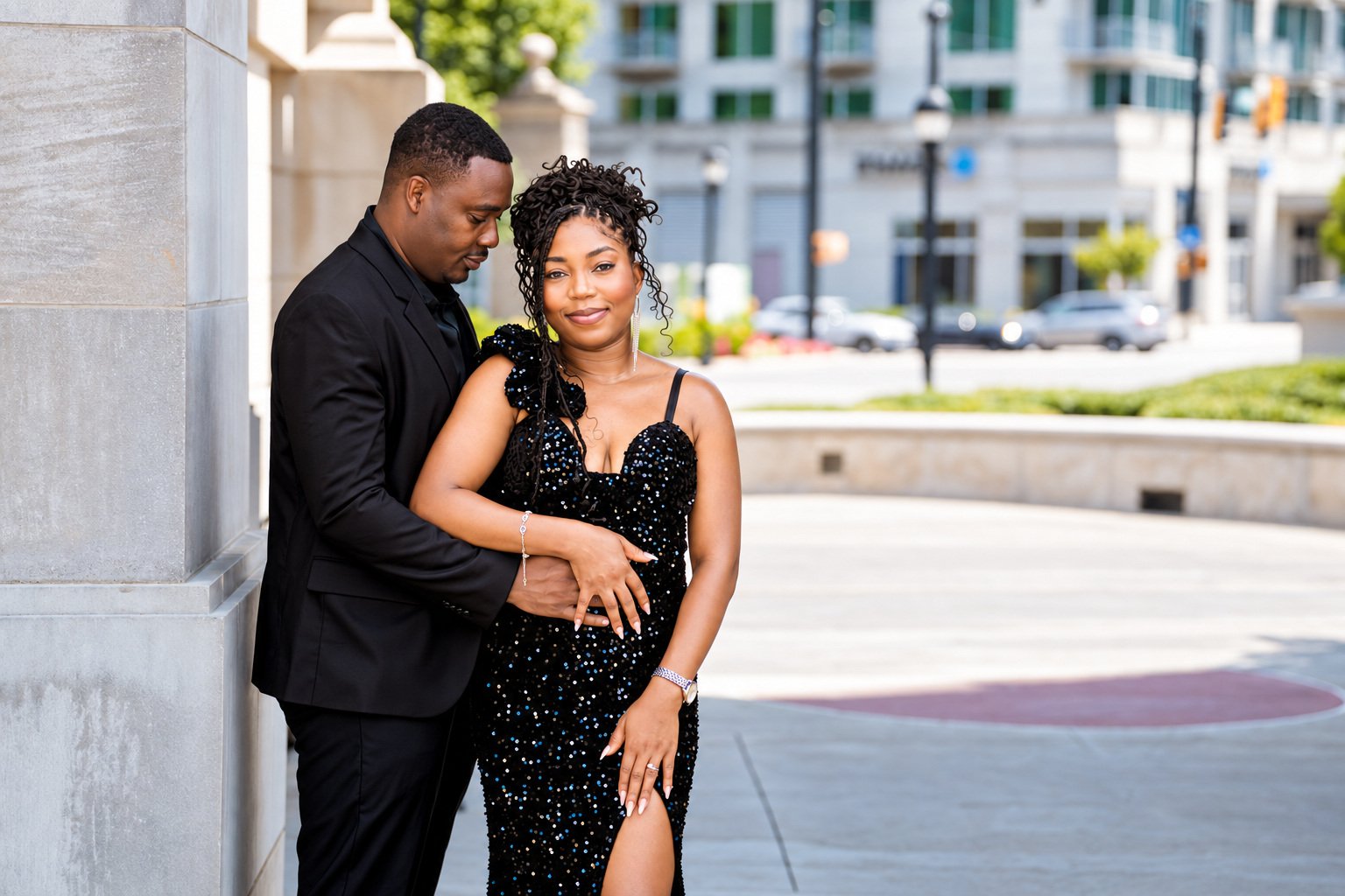 Retouched engagement portrait 05 from Ida + Geovanni’s session