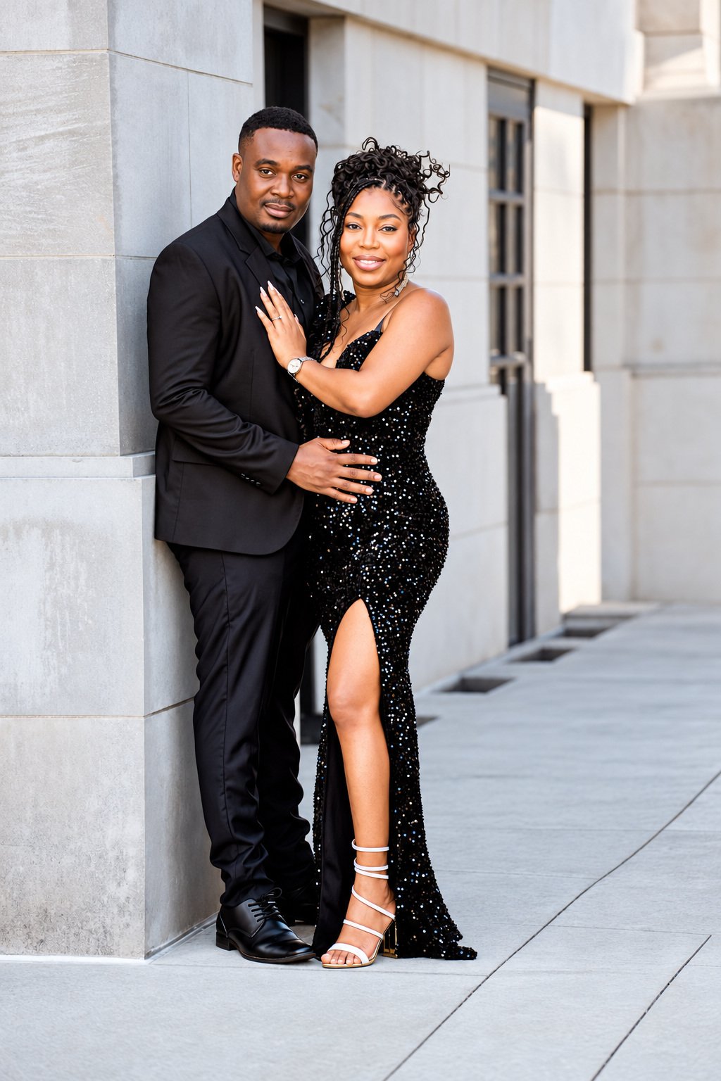 Retouched engagement portrait 07 from Ida + Geovanni’s session