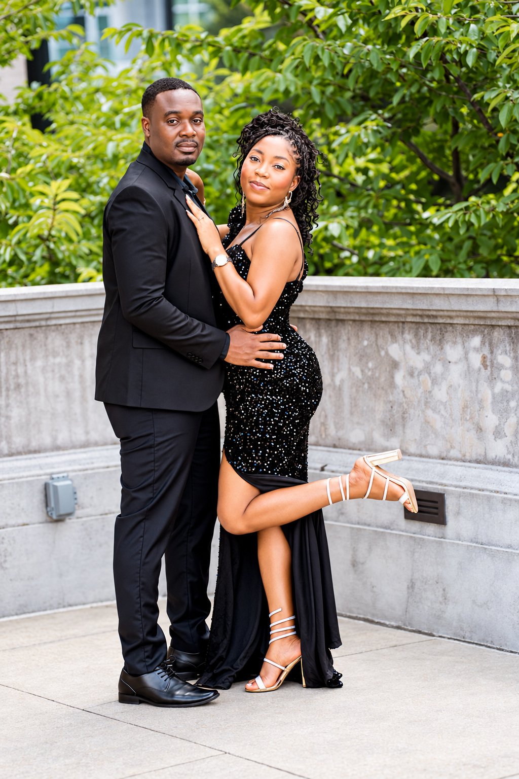 Retouched engagement portrait 09 from Ida + Geovanni’s session