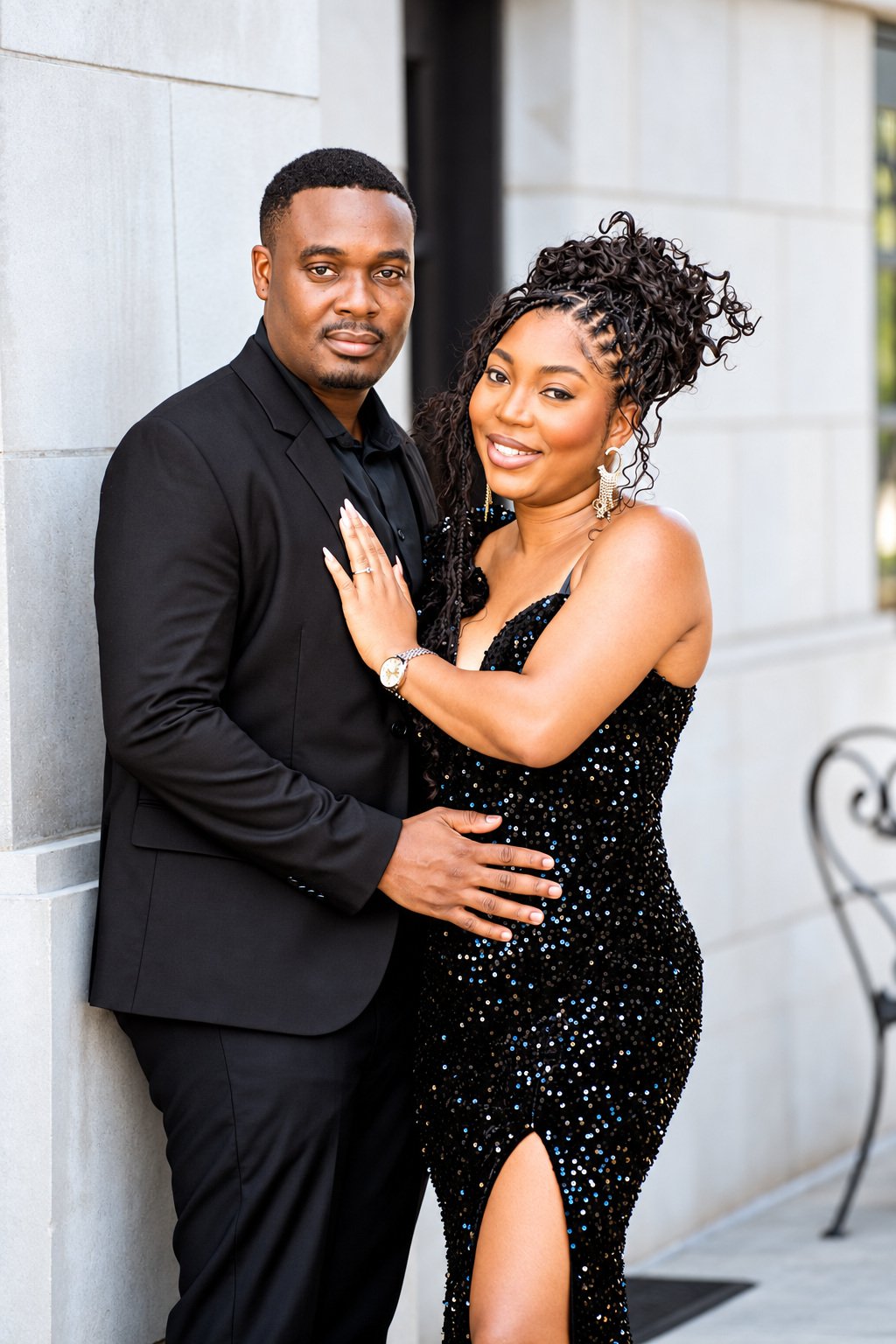 Retouched engagement portrait 11 from Ida + Geovanni’s session