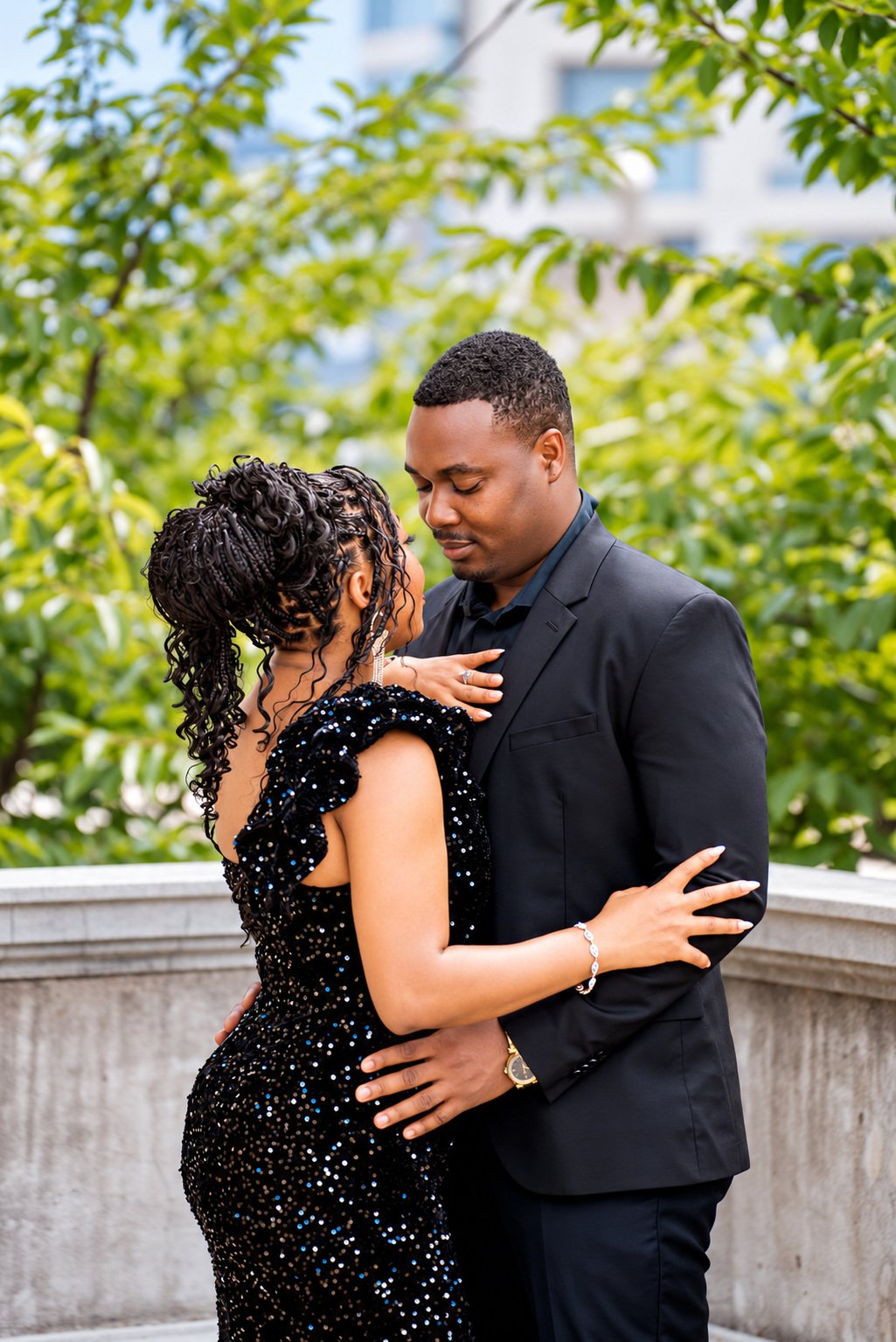 Retouched engagement portrait 15 from Ida + Geovanni’s session