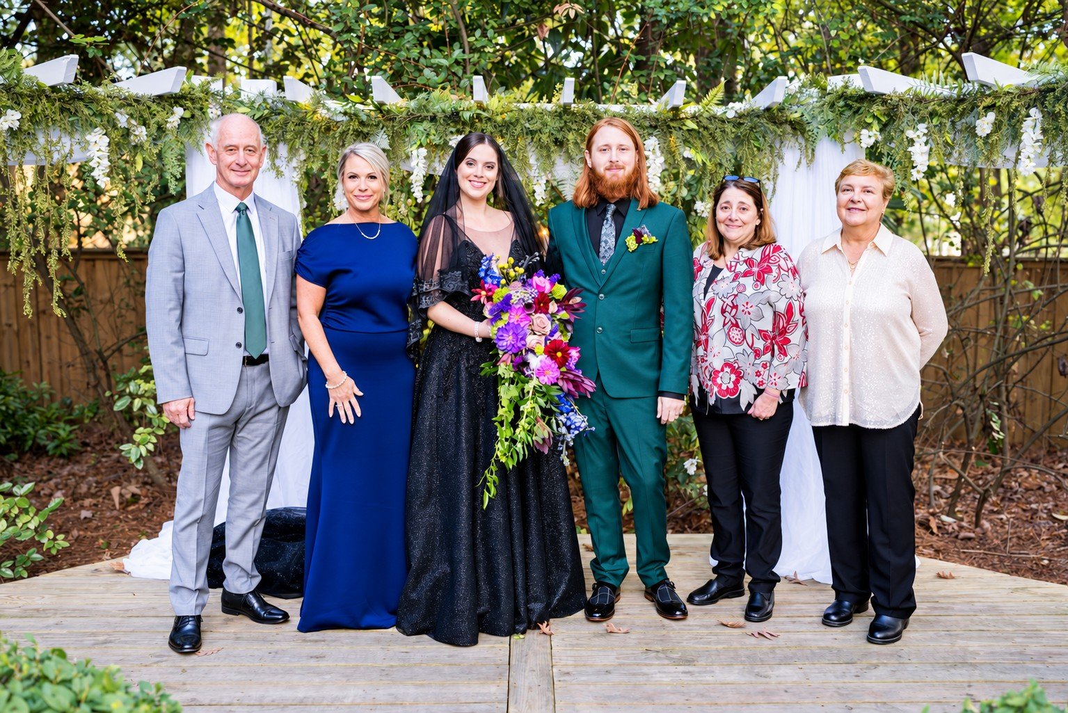 Parker and Olivia newlywed portraits at Four Oaks Manor in Buford