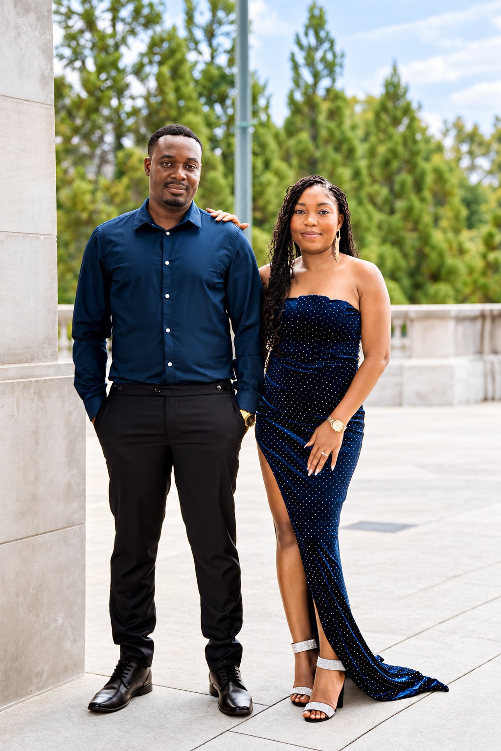 Retouched engagement portrait 19 from Ida + Geovanni’s session