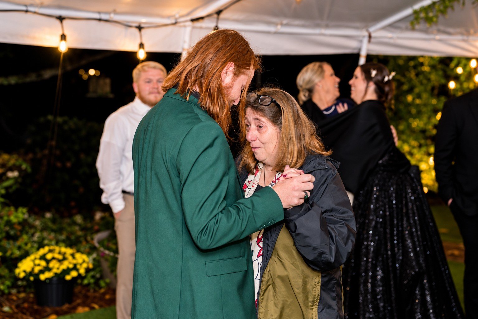 Parker and Olivia’s wedding send-off at Four Oaks Manor