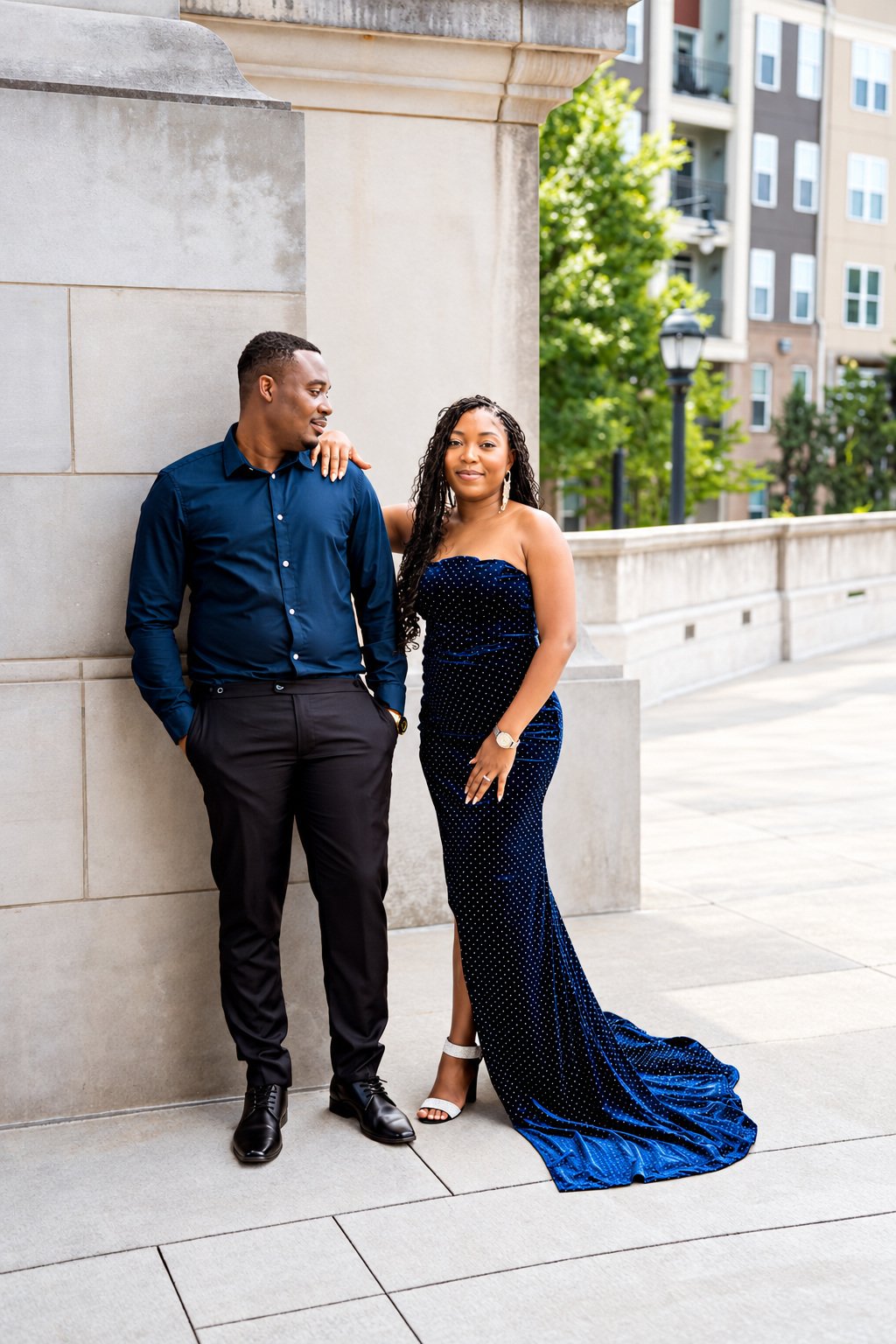 Retouched engagement portrait 29 from Ida + Geovanni’s session