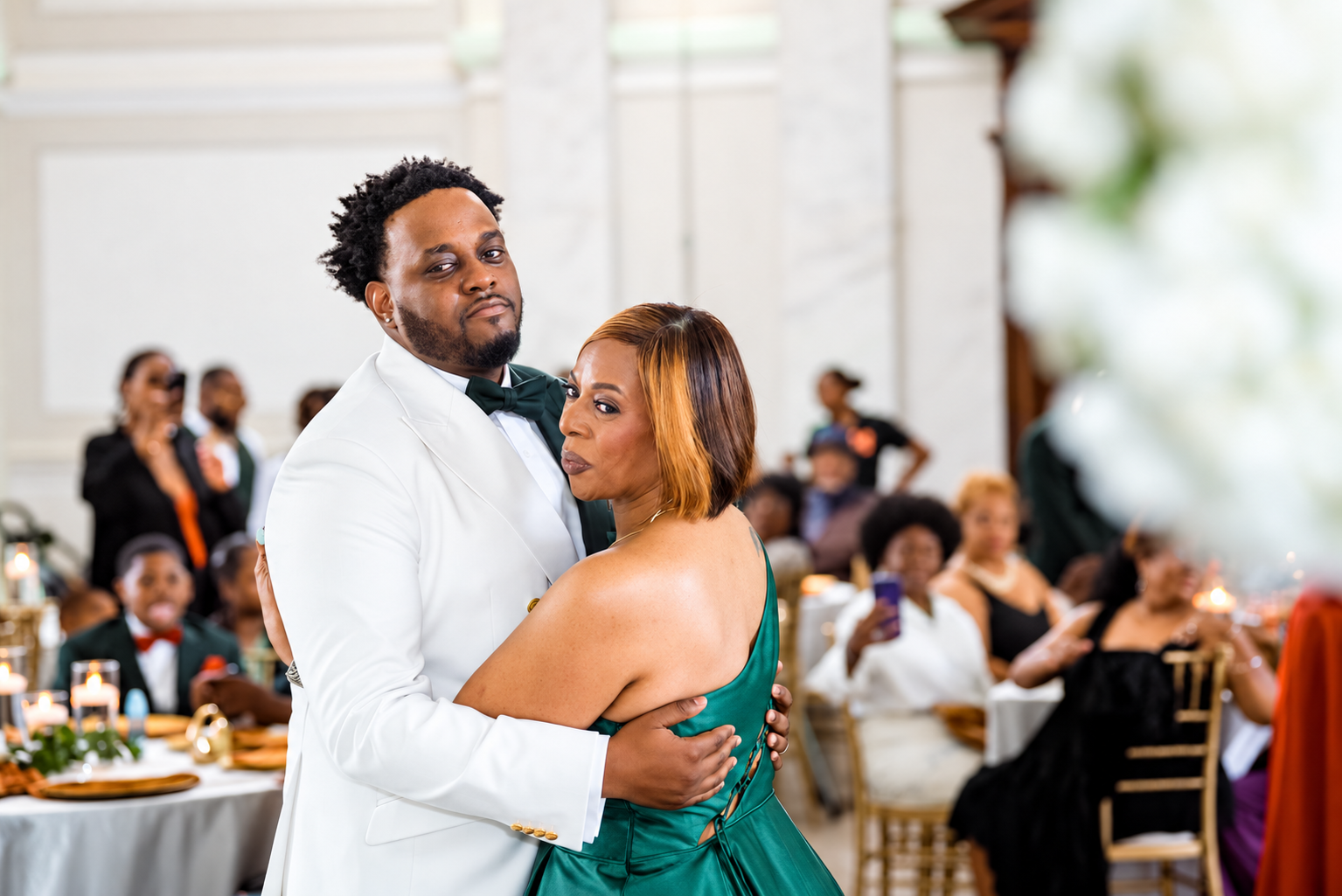 A family dance at Aaliyah and Alex's wedding