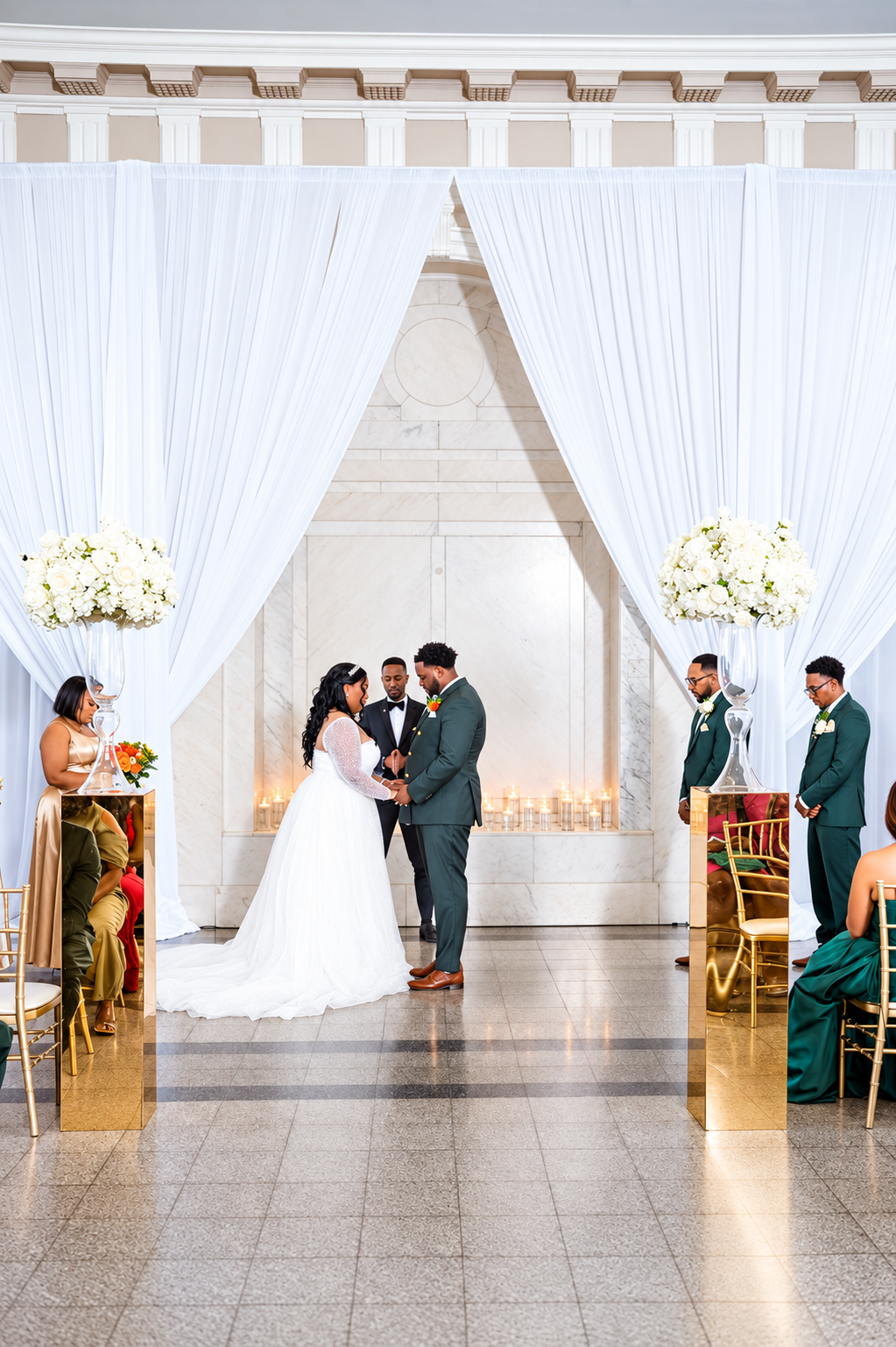 Aaliyah and Alex's wedding ceremony