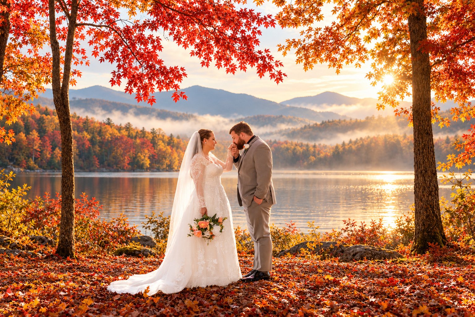Creative portrait composite of Danielle and Trey