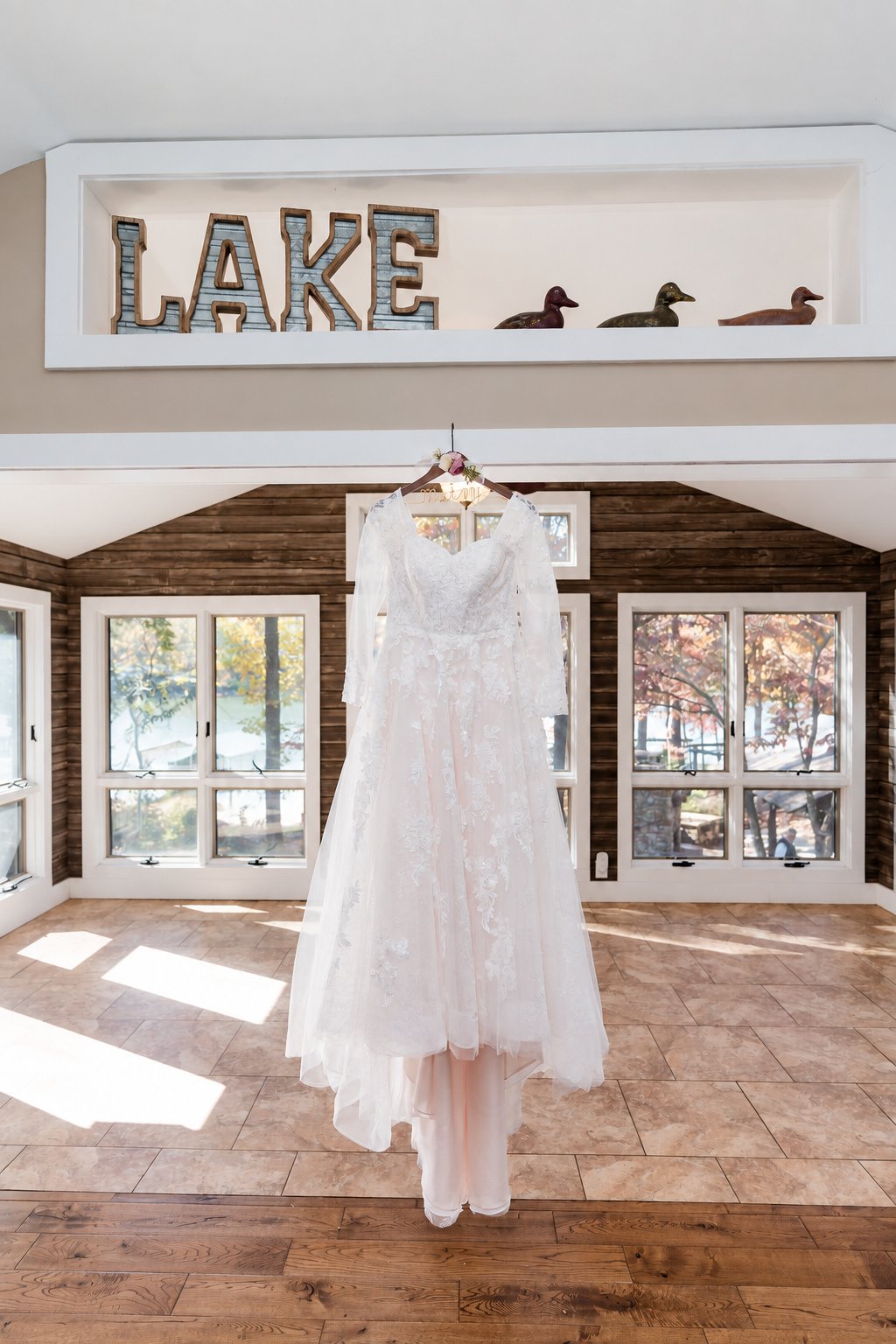 Danielle and Trey—wedding dress