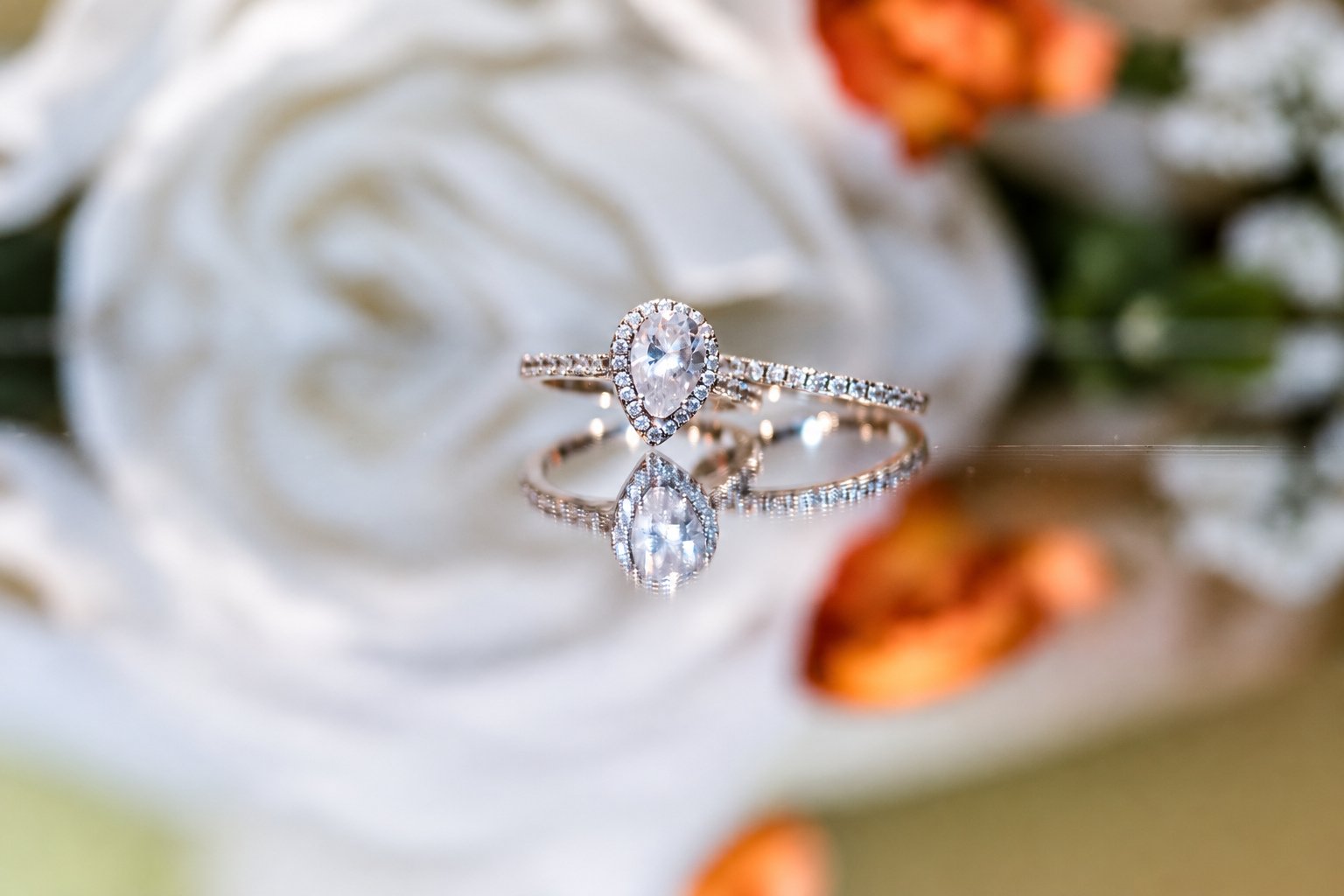 Danielle and Trey—wedding rings