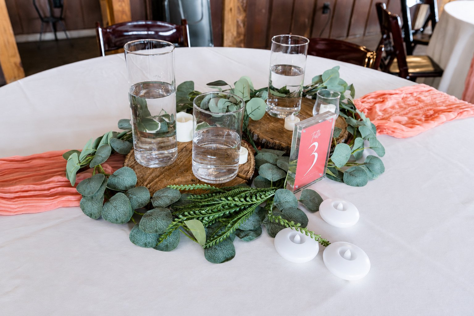 Reeham and Logan—table centerpiece