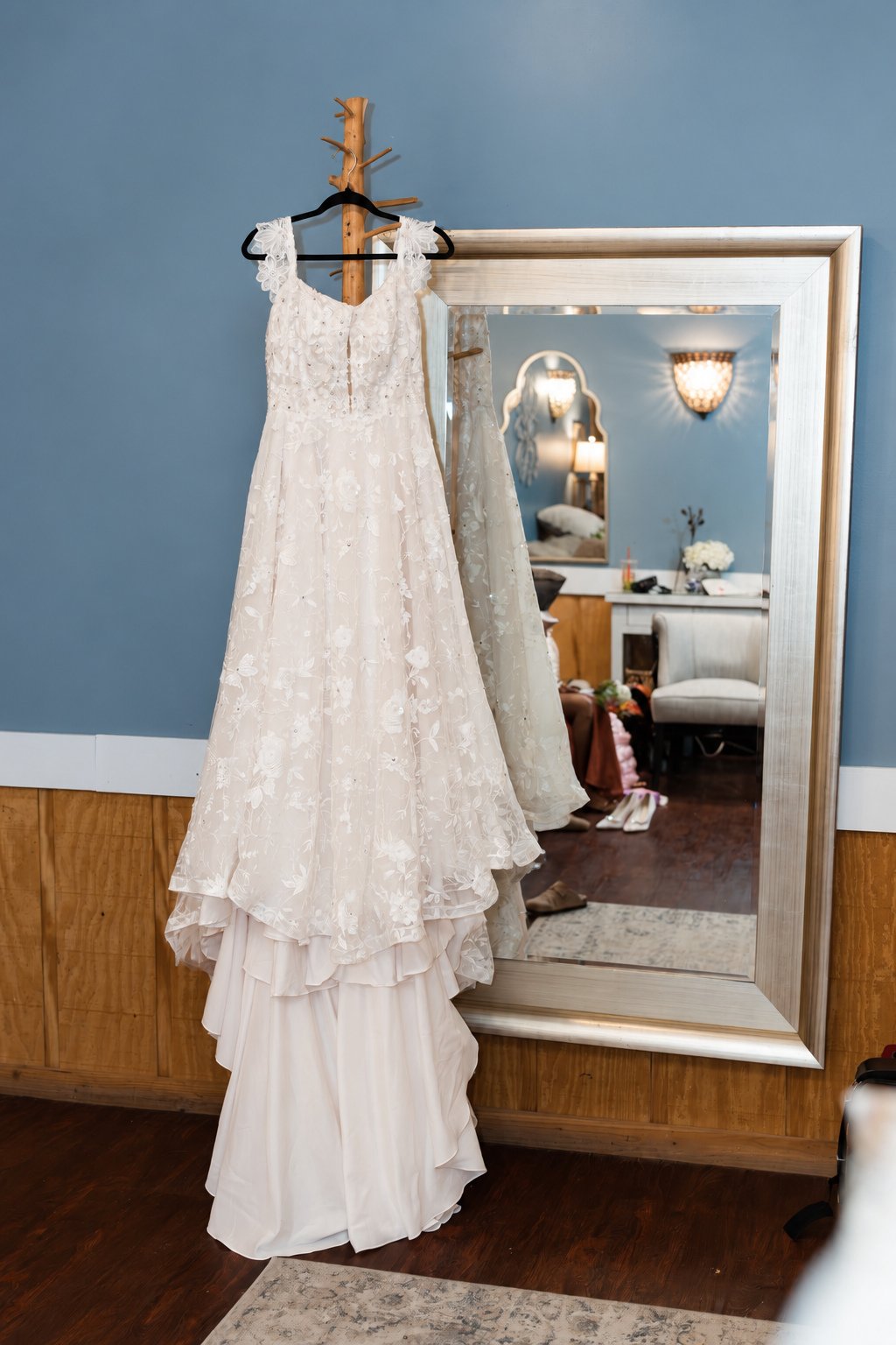 Reeham and Logan—wedding dress