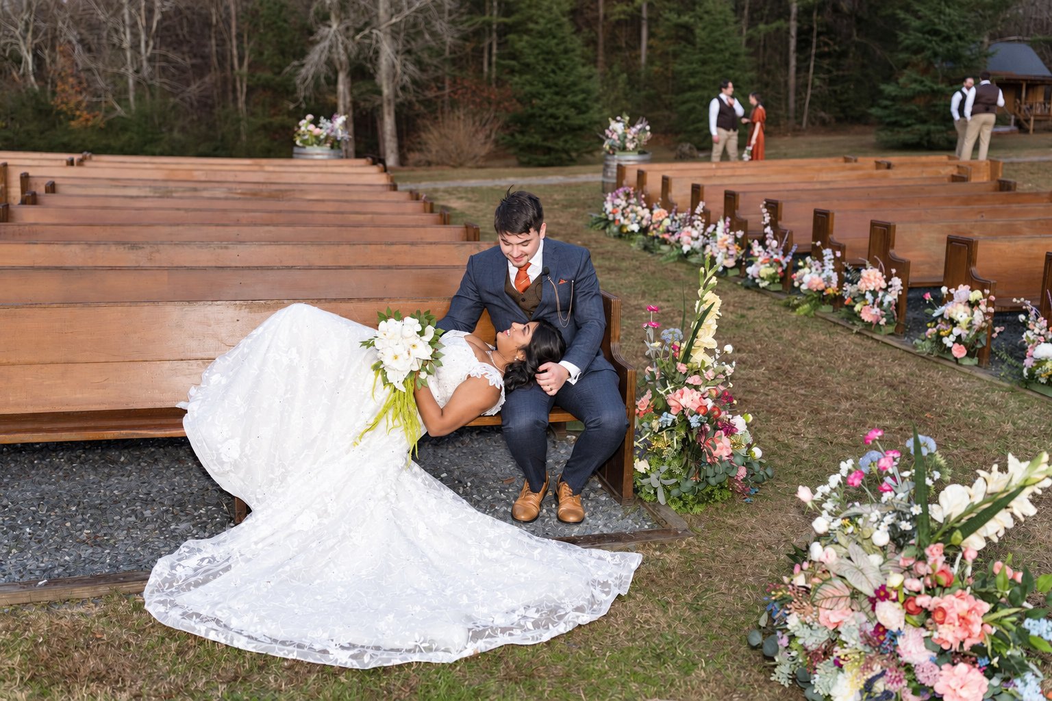 Reeham and Logan—seated couple portrait