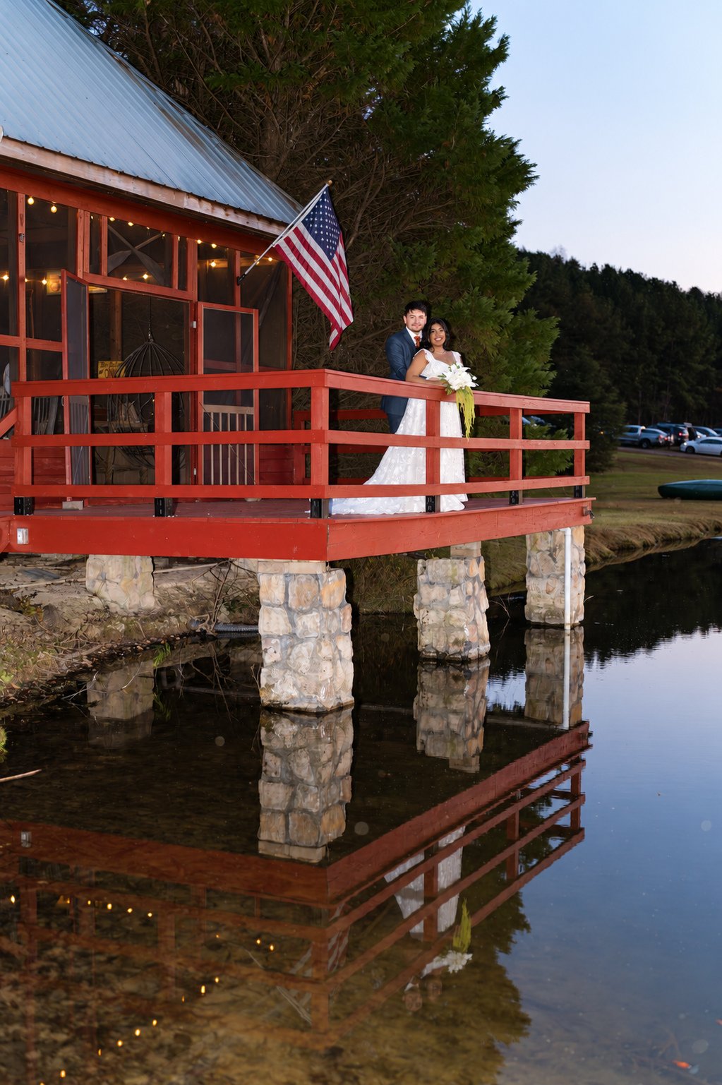 Reeham and Logan—waterside deck portrait