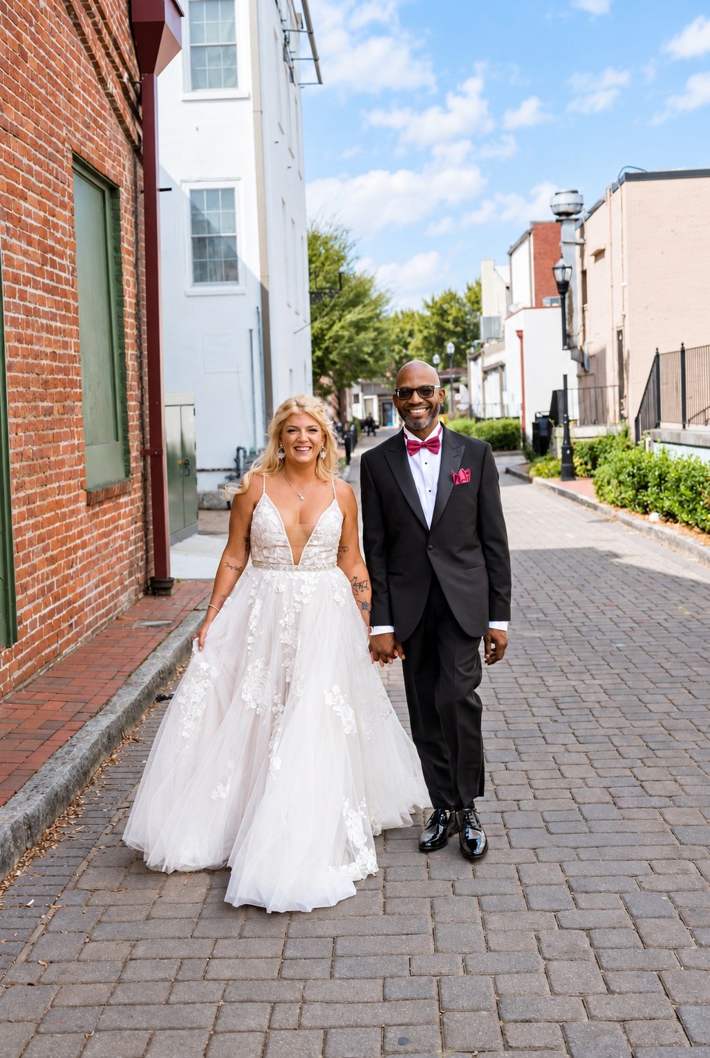 Franz and Mikayla walking together in Marietta