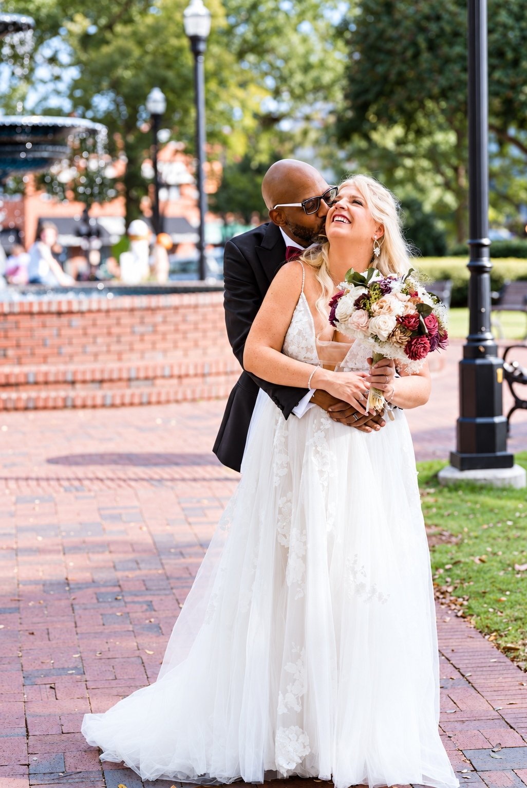 Franz and Mikayla’s portrait in Marietta Square