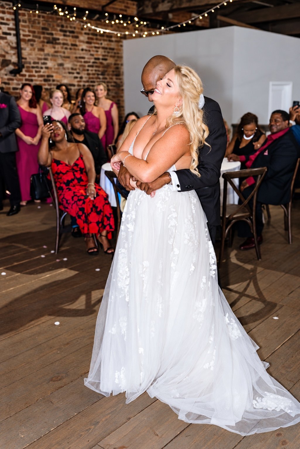 Franz and Mikayla sharing their first dance